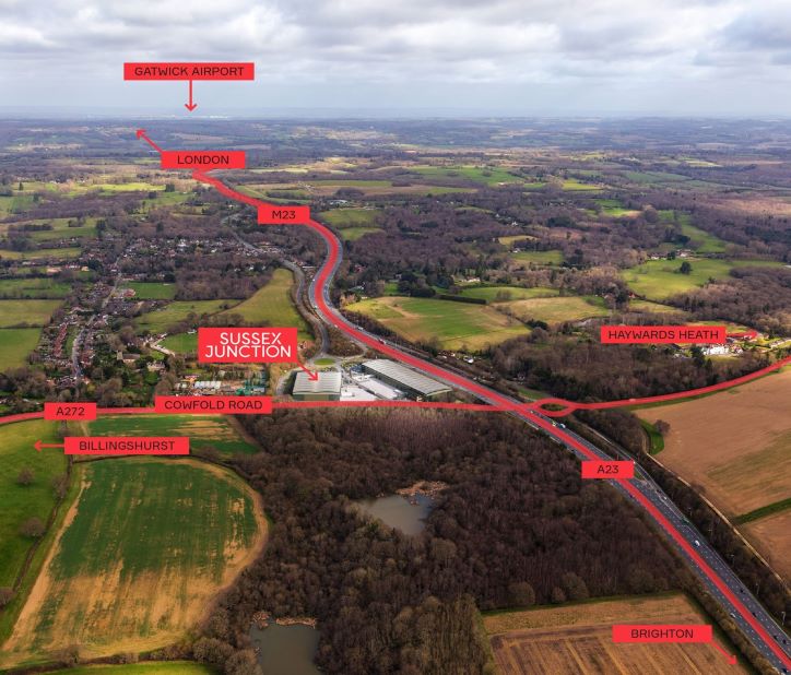 Sussex Junction, Bolney / A23